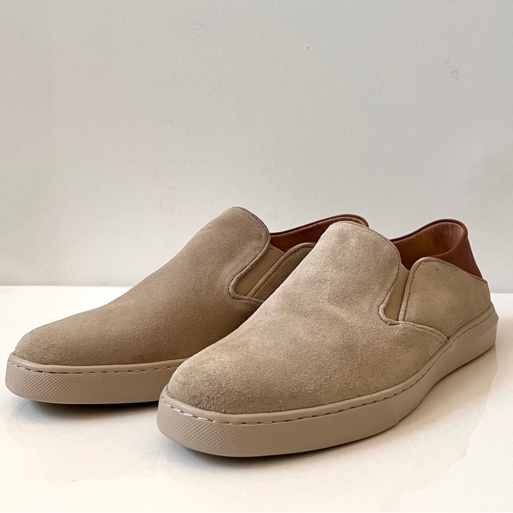 Kenneth Cole Suede and Leather Slip On Sneakers